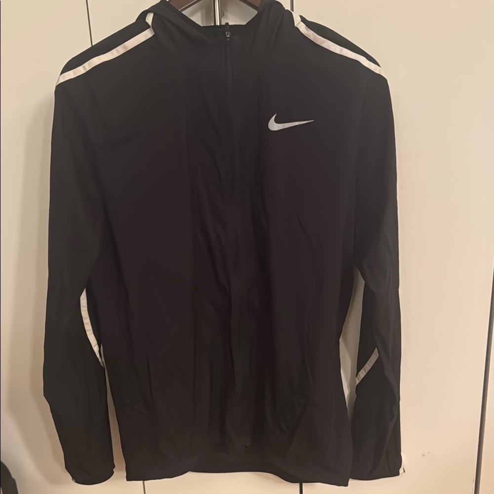 Nike Black Windbreaker Running Jacket
